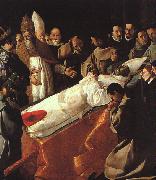 Francisco de Zurbaran The Lying in State of St.Bonaventura Spain oil painting reproduction